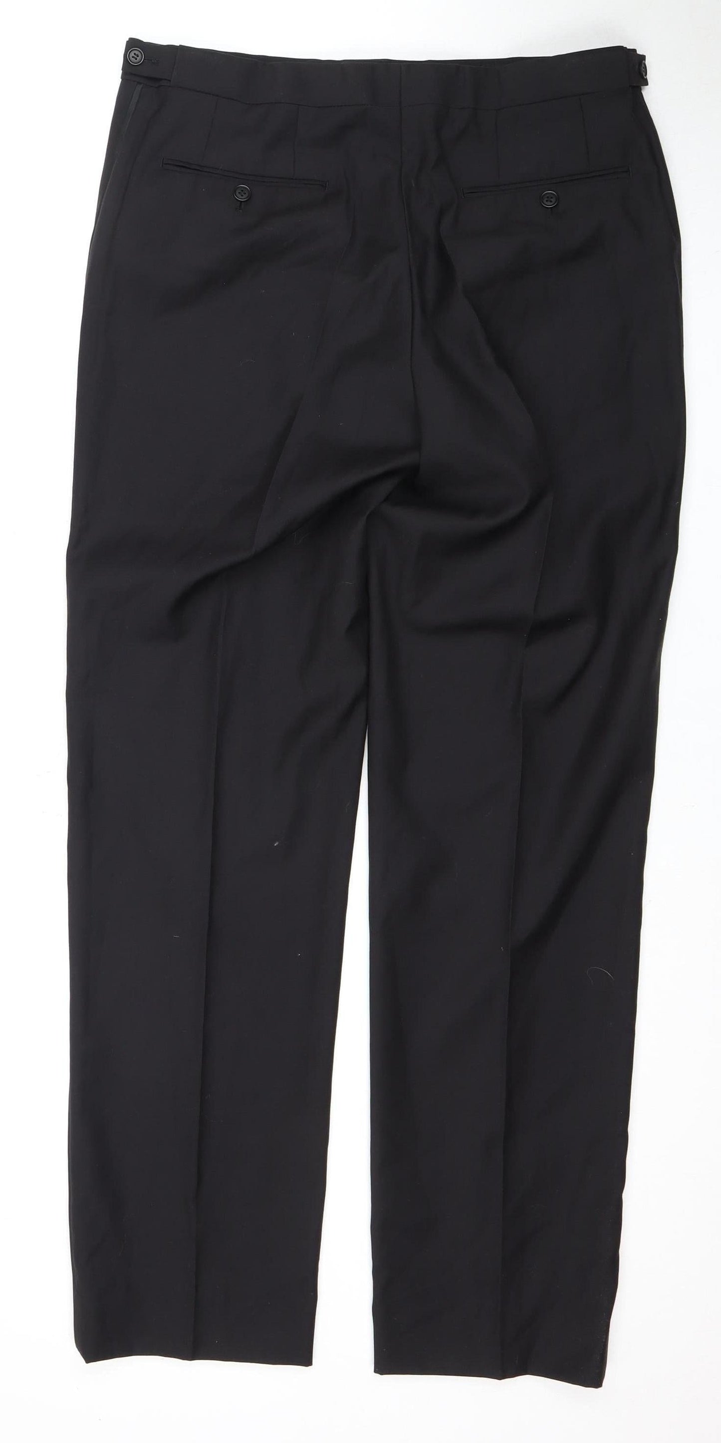 Marks and Spencer Men's Black Dress Pants 34 Regular
