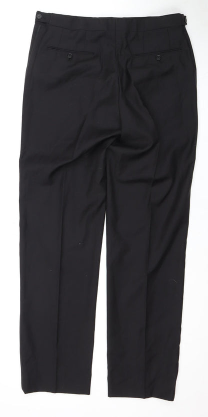 Marks and Spencer Men's Black Dress Pants 34 Regular
