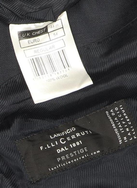 F.lli Cerruti Men's Blue Blazer Regular Fit 44