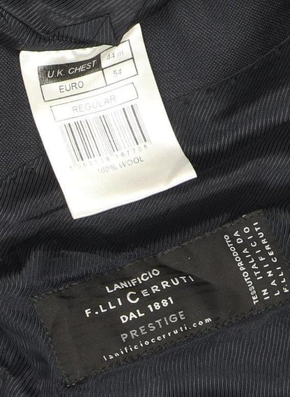 F.lli Cerruti Men's Blue Blazer Regular Fit 44