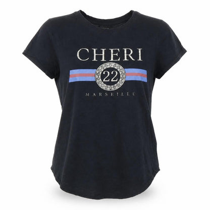 Womens UK Size S Decjuba Black  T-Shirt