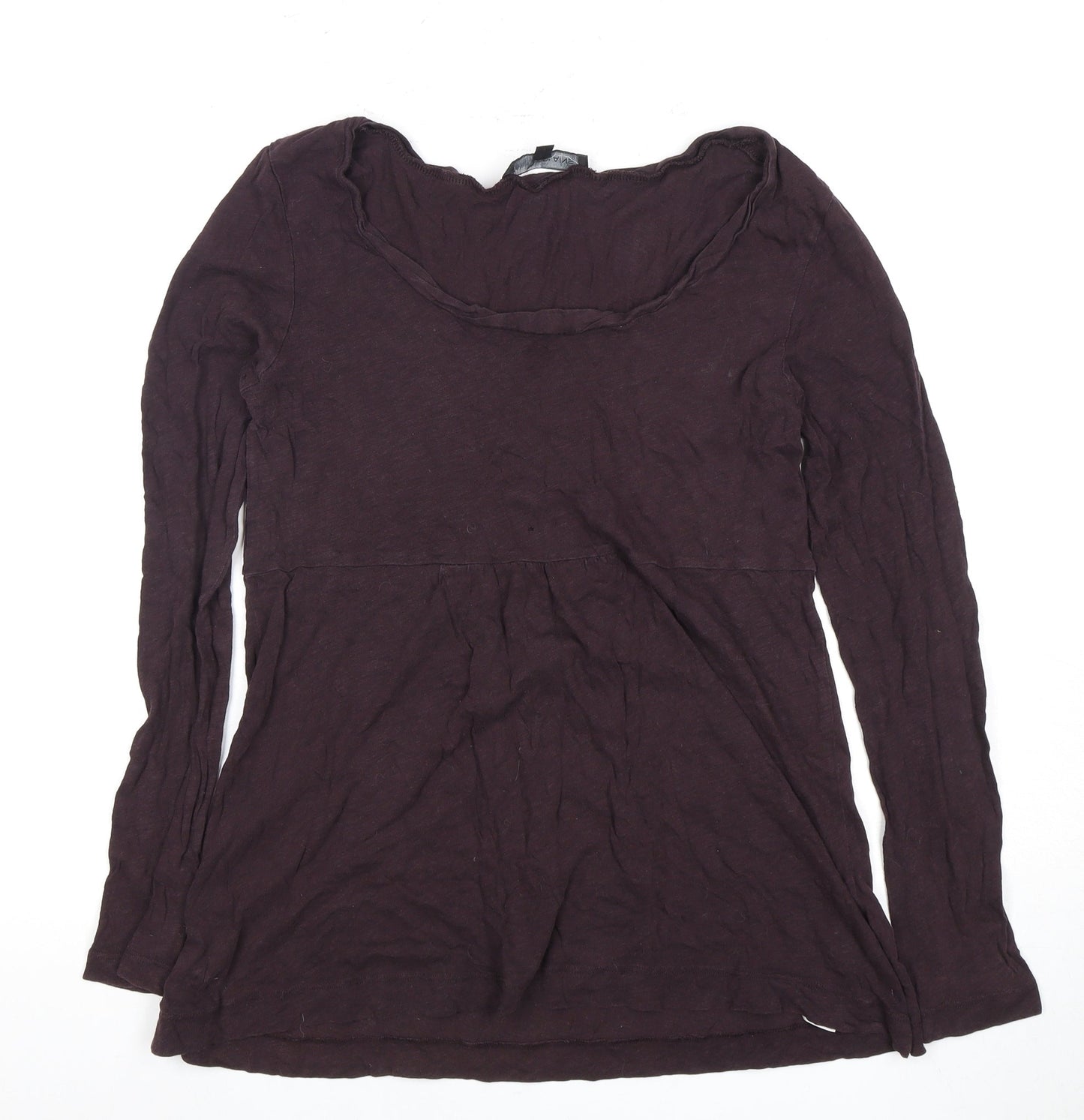 Womens UK Size M Great Plains Purple Basic T-Shirt