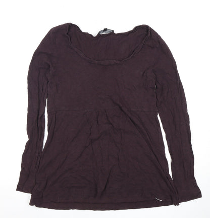 Womens UK Size M Great Plains Purple Basic T-Shirt