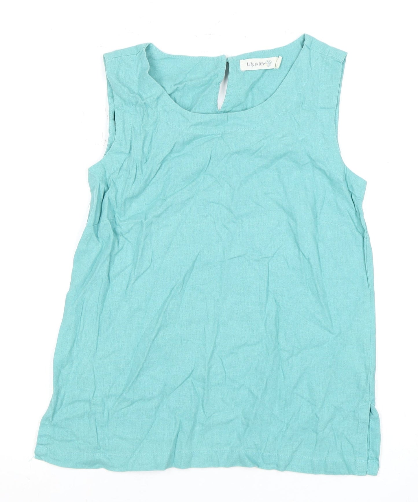Womens UK Size 8 Lily & Me Blue  Blouse