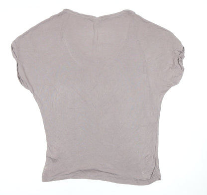 Womens UK Size L VERO MODA Grey  T-Shirt