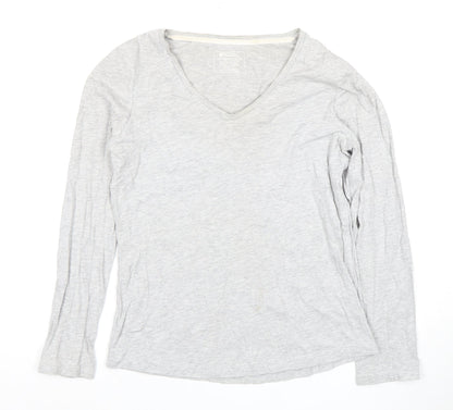 Mountain Warehouse Women's Grey V-Neck T-Shirt, Size 12