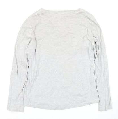 Mountain Warehouse Women's Grey V-Neck T-Shirt, Size 12