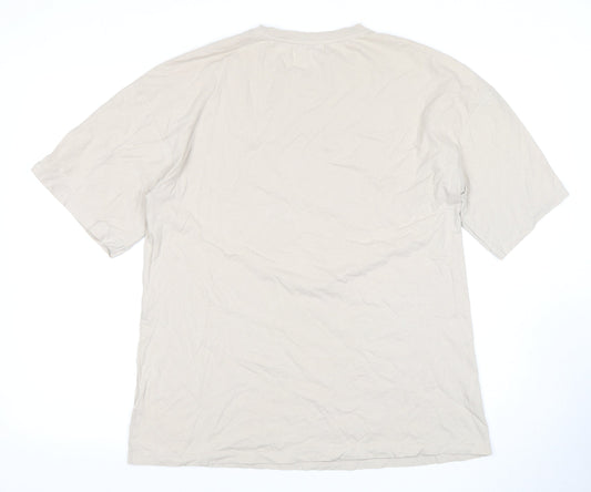 Womens UK Size S Topshop Beige  T-Shirt