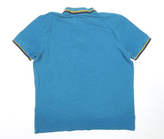 Marks and Spencer Men's XL Blue Polo Shirt