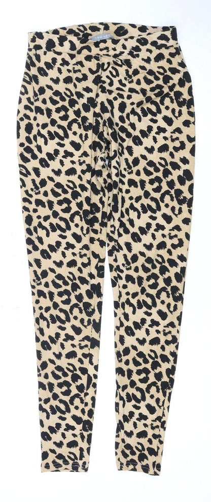 Womens UK Size S New Look  Ankle Beige Leggings