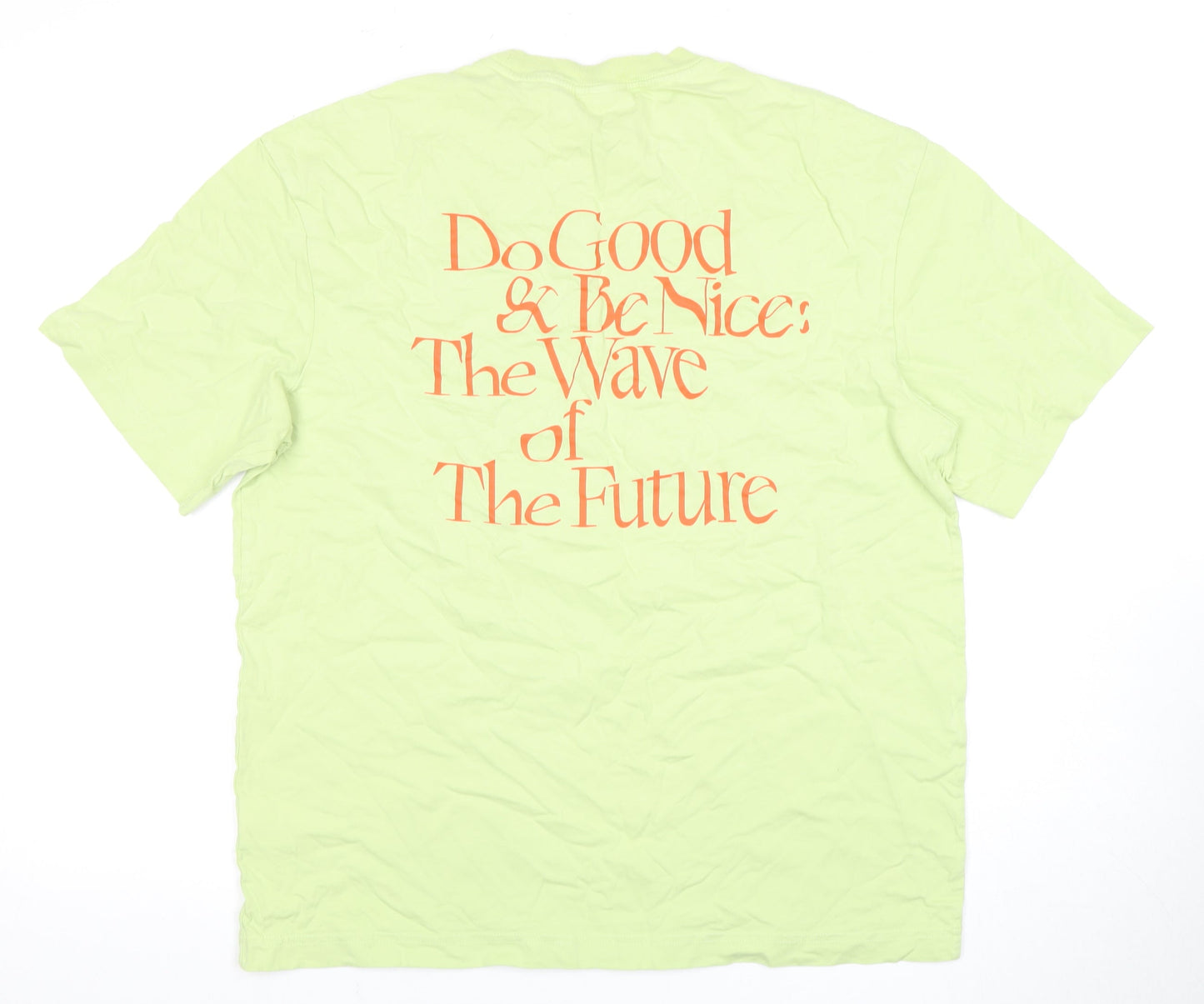Mens UK Size M H&M Green  T-Shirt