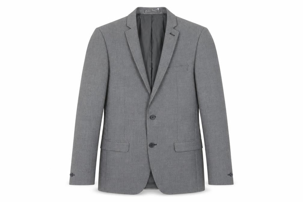 Mens UK Size 38 Red Herring Regular Grey Suit Jacket