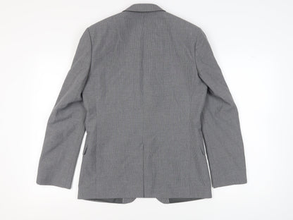 Mens UK Size 38 Red Herring Regular Grey Suit Jacket