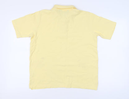 Unisex Adults UK Size L Isle Essentials Yellow  Polo