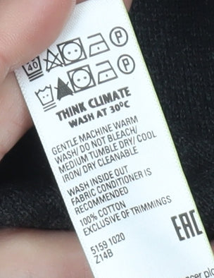 Marks & Spencer Men's Black V-Neck Pullover Jumper L