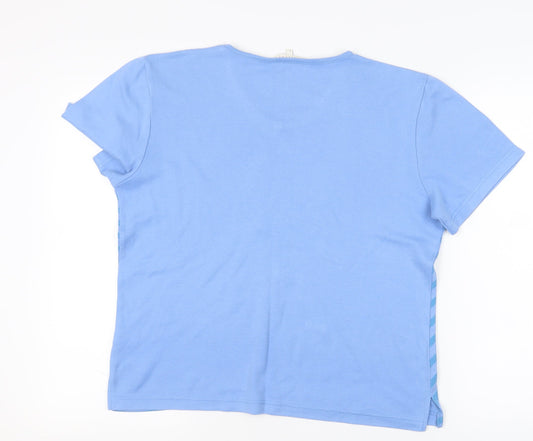 Womens UK Size L Lakeland Blue  T-Shirt