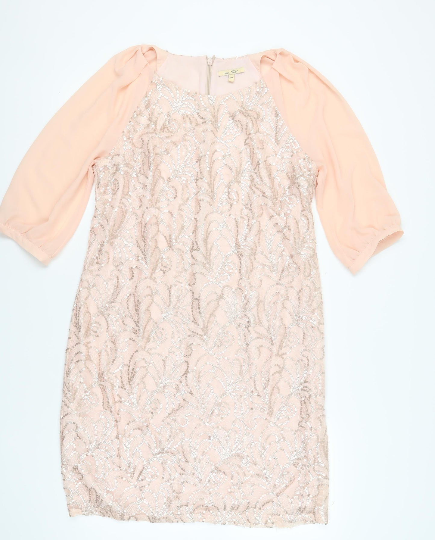 Next Pink Women Tall Dress Size 12 Party Cocktail