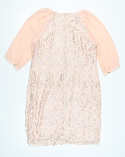 Next Pink Women Tall Dress Size 12 Party Cocktail