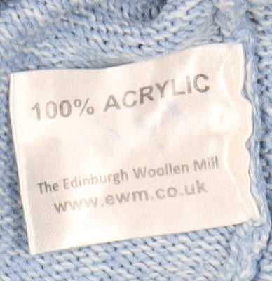 Womens UK Size M ISLE Blue Pullover Jumper