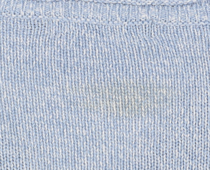 Womens UK Size M ISLE Blue Pullover Jumper