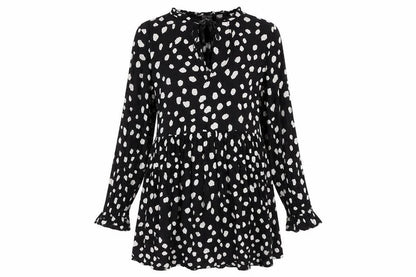 Collusion Women’s Black Polka Dot Dress Size 12
