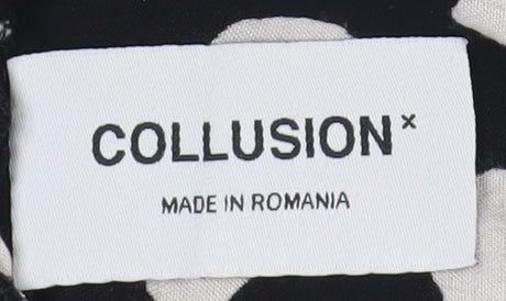 Collusion Women’s Black Polka Dot Dress Size 12