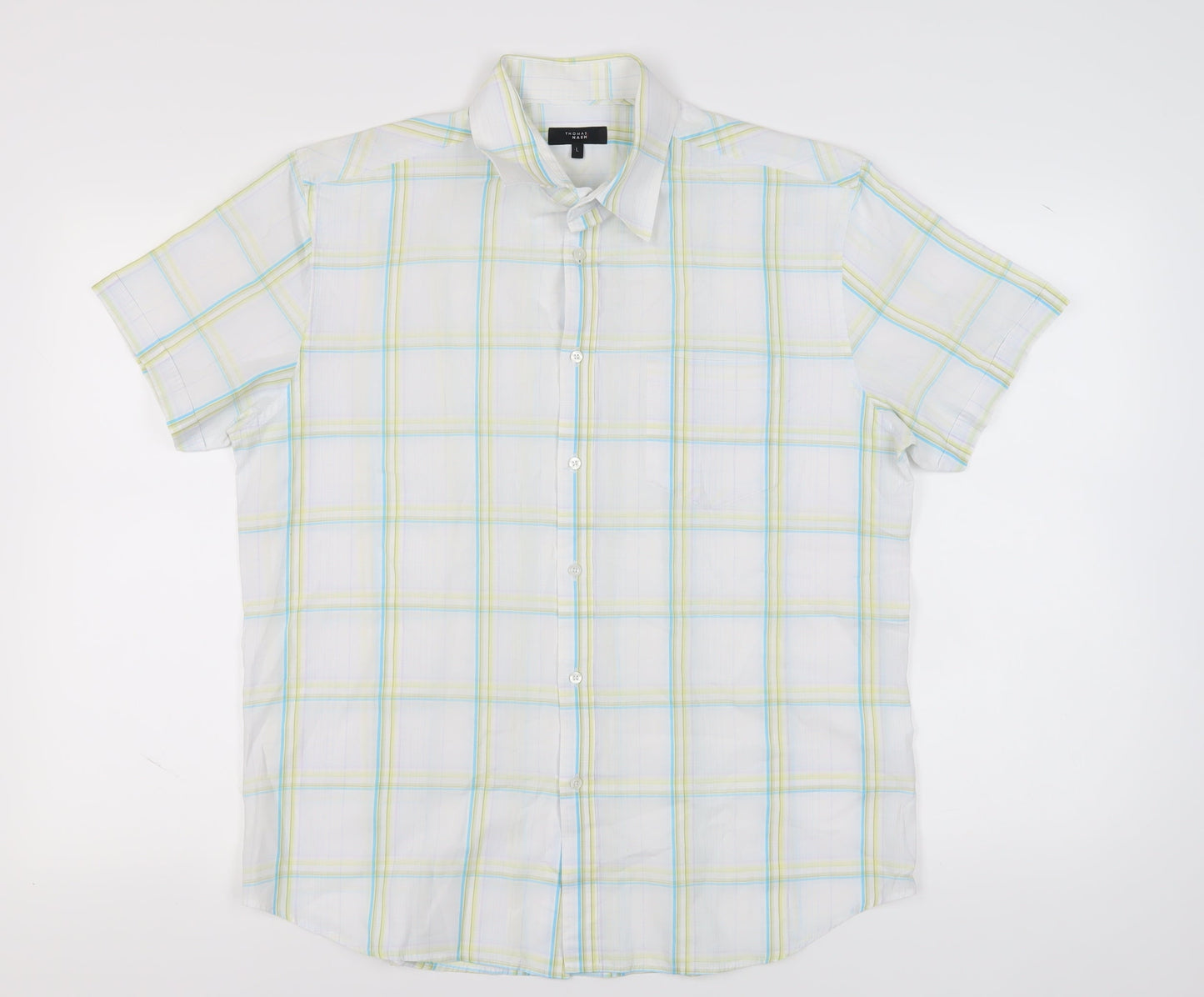 Thomas Nash Men's L Multicoloured Check Shirt