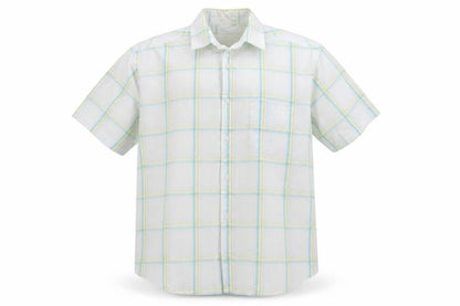 Front view of Thomas Nash Men's L Multicoloured Check Shirt