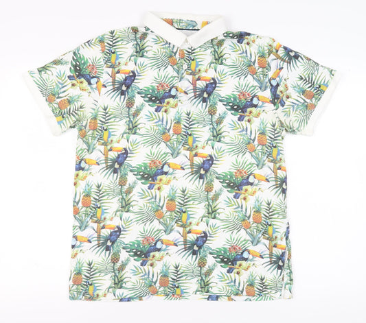Peter Werth Men's Multicoloured Tropical Polo L