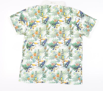 Peter Werth Men's Multicoloured Tropical Polo L