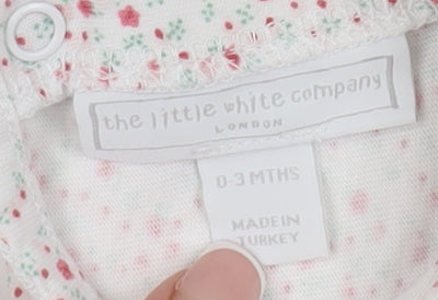 The Little White Company Unisex Baby Floral Blouse 0-3M