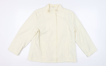 Womens UK Size 14 Klass Collection Ivory Basic Jacket