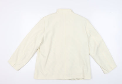 Womens UK Size 14 Klass Collection Ivory Basic Jacket