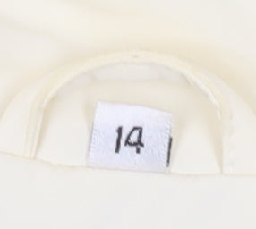 Womens UK Size 14 Klass Collection Ivory Basic Jacket