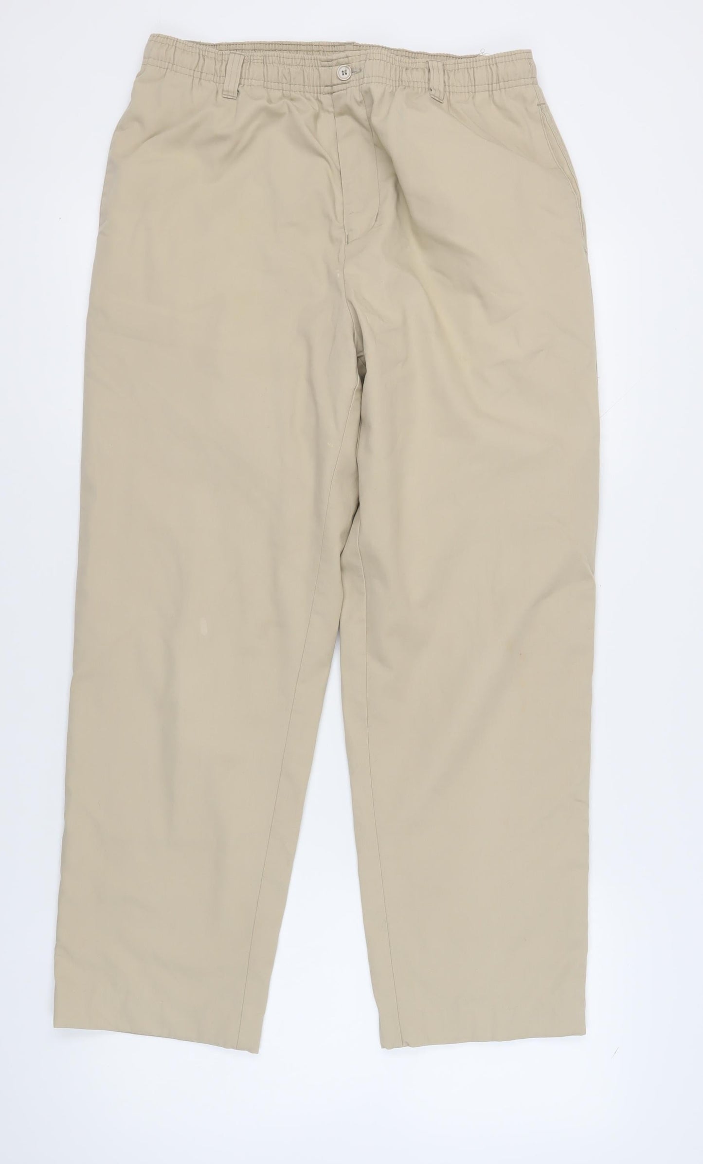 Mens UK Size L Cotton Traders  Chino Beige Trousers
