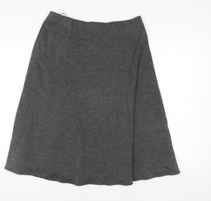 Marks and Spencer Women's Grey A-Line Long Skirt Size 12