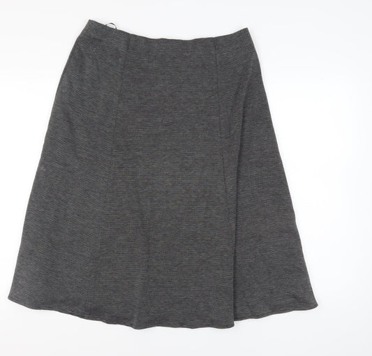 Marks and Spencer Women's Grey A-Line Long Skirt Size 12