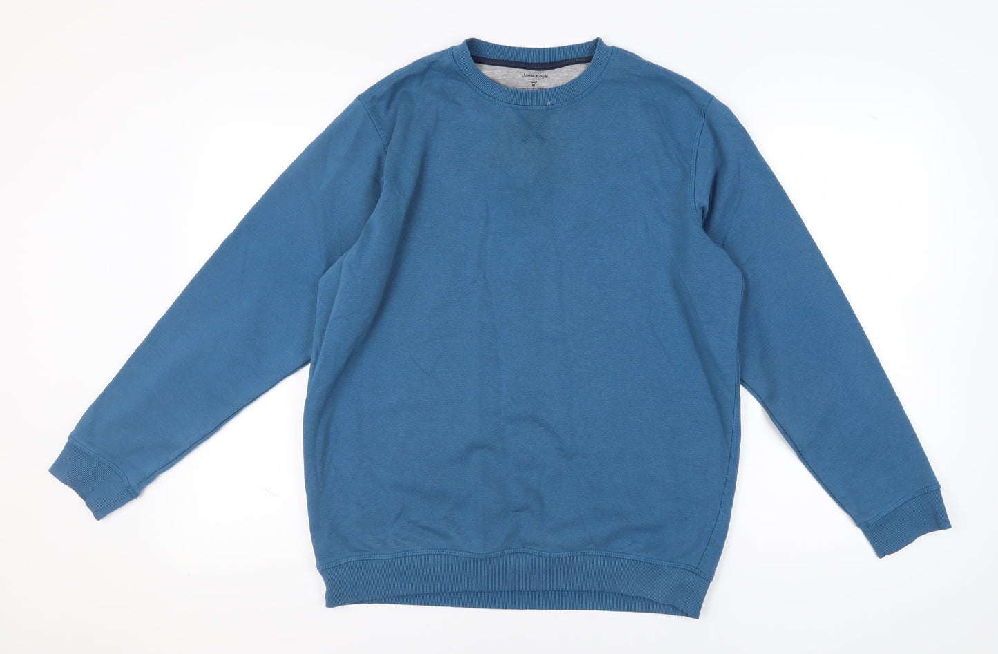 Mens UK Size L James Pringle Blue Pullover Sweatshirt