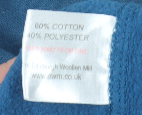 Mens UK Size L James Pringle Blue Pullover Sweatshirt