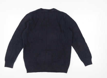 Maine New England Men's Black Medium Pullover Jumper