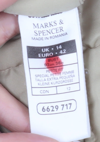 Womens UK Size 14 Marks and Spencer Beige