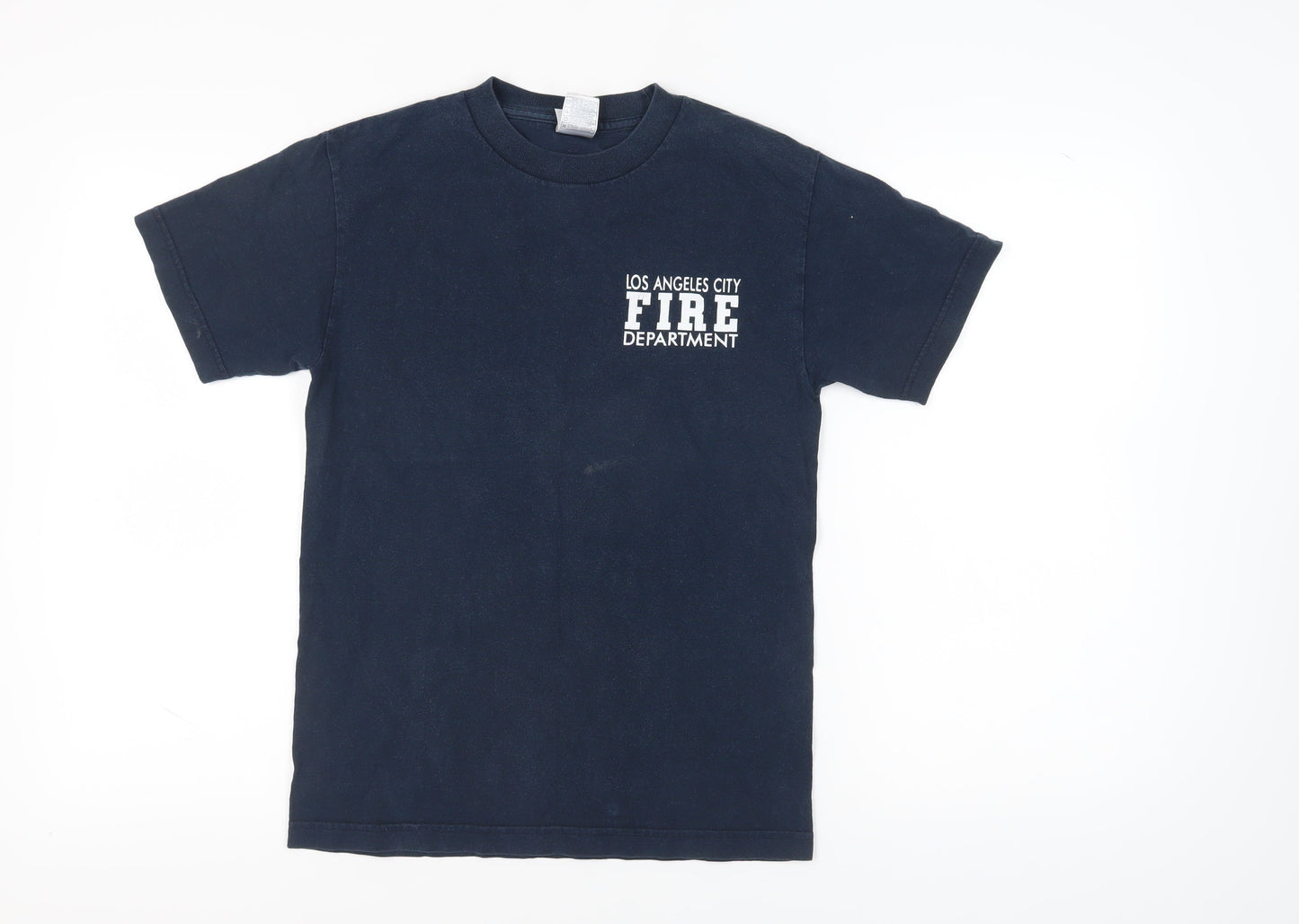 Alstyle Men's Blue Crew Neck T-Shirt Size S