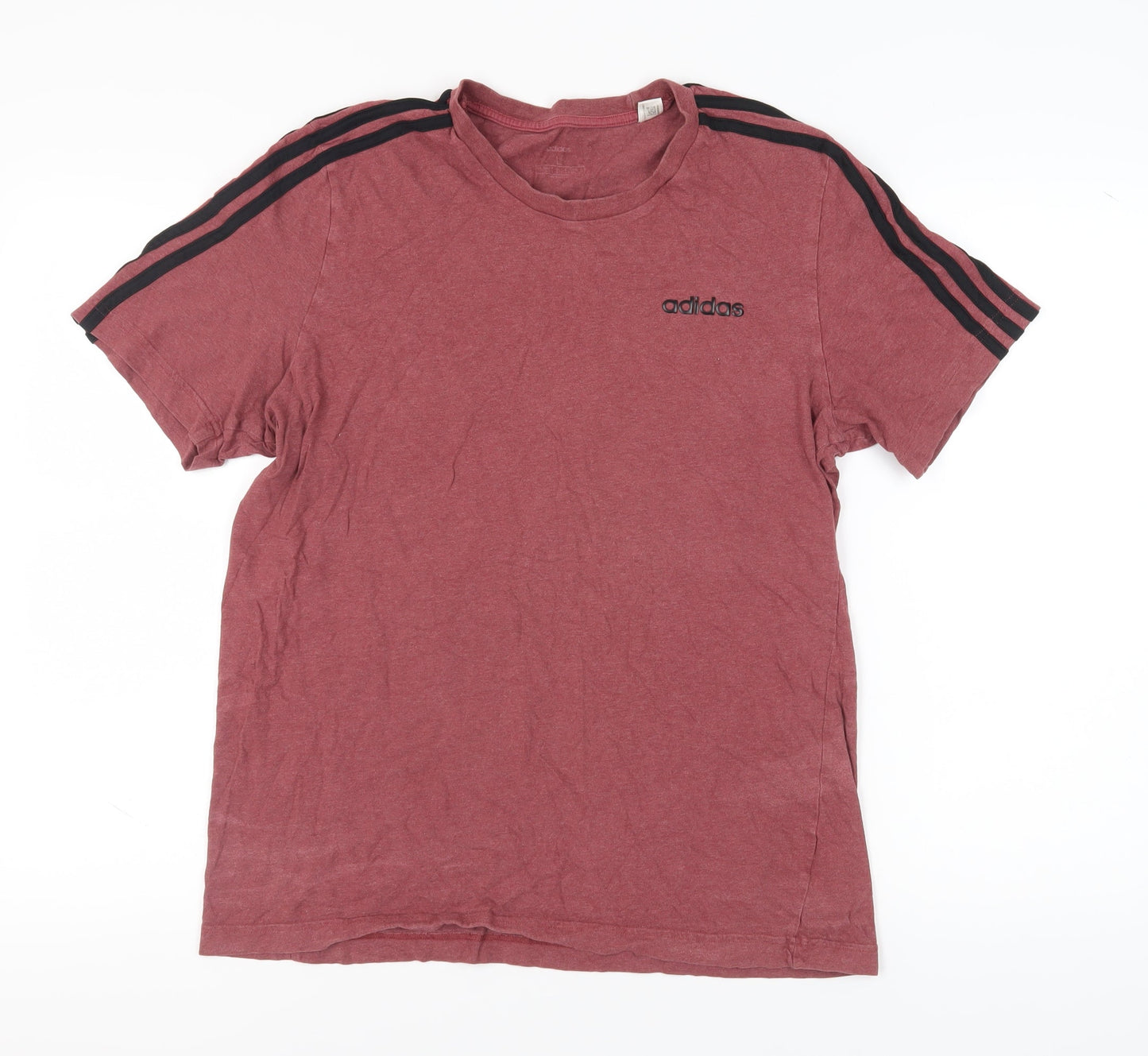 Mens UK Size L adidas Red  T-Shirt