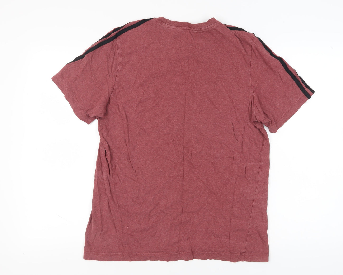 Mens UK Size L adidas Red  T-Shirt