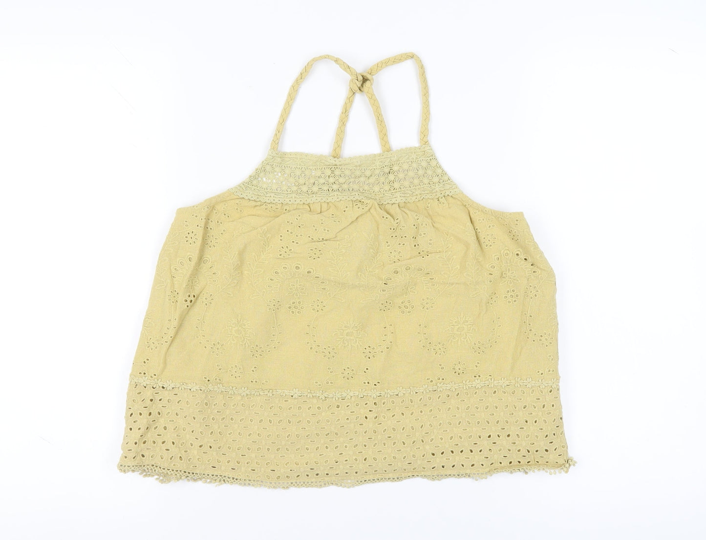 Womens UK Size 10 Superdry Beige Camisole Tank
