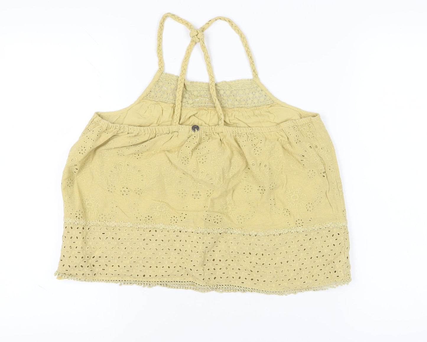 Womens UK Size 10 Superdry Beige Camisole Tank