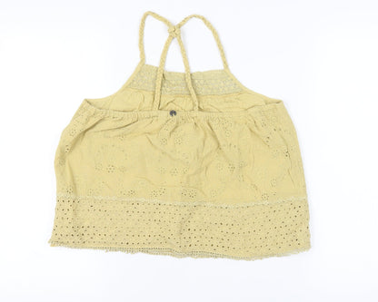 Womens UK Size 10 Superdry Beige Camisole Tank