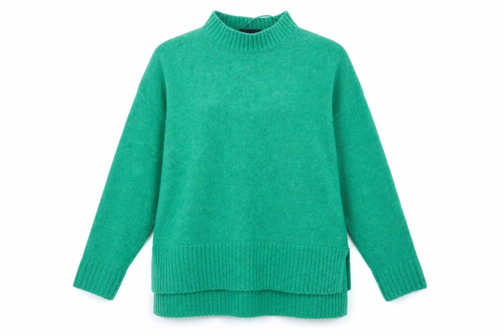 Womens UK Size M VERO MODA Green Pullover Jumper