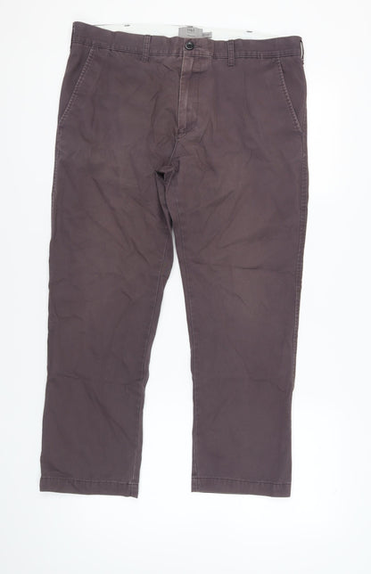Marks and Spencer Men's Brown Chino Trousers L