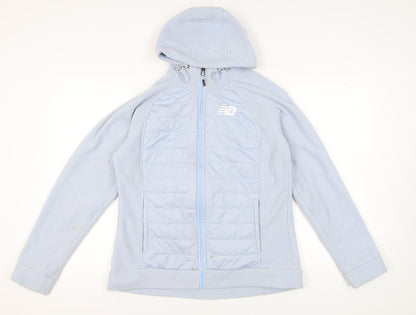 New Balance Women's Blue Puffer Jacket, Size L